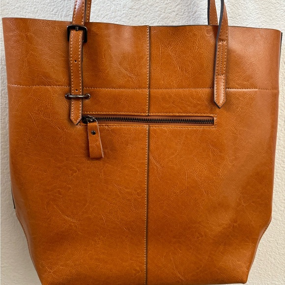 Kattee Genuine Leather Shoulder Bag Work Laptop Tote Adjustable Handbag - Picture 6 of 12